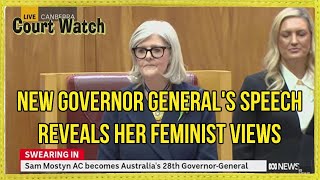 New Feminist Governor General of Aust Sam Mostyn says Men should take more pride in caring roles [upl. by Esmeralda]