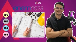 ENEM 2023 PPL  Um estudante de arquitetura projetou um prédio de 32 m de altura [upl. by Yragerg]