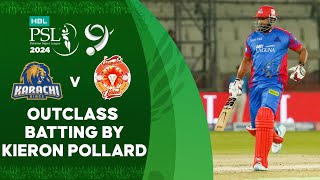 Outclass Batting By Kieron Pollard  Karachi vs Islamabad  Match 15  HBL PSL 9  M1Z2U [upl. by Clevie]