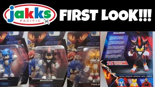 First Look At The Jakks Pacific Sonic The Hedgehog 3 5quot Figures [upl. by Ainyt]