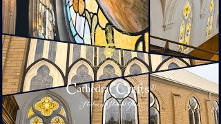 Stained Glass Restoration Church Church Window Repair amp Custom Protective Coverings Install [upl. by Cassidy]