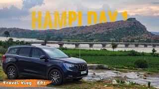 1️⃣ Bangalore to Hampi  I had to sleep in the hotel parking  Day 1 [upl. by Rufford]