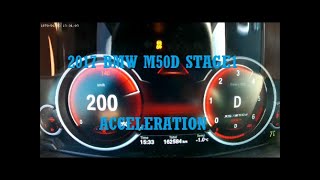 2017 BMW X5 M50d 0200 Acceleration Stage 1 [upl. by Brigida]