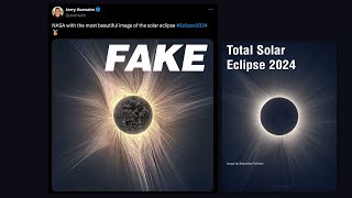 😱 FAKE Solar Eclipse image English version [upl. by Akiemaj]