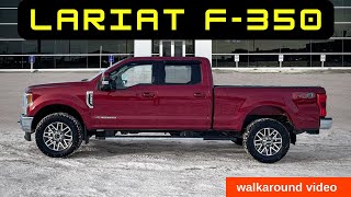 2018 Ford F350 Lariat Ultimate walkaround video 01 [upl. by Theone]