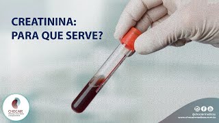 Creatinina para que serve  Chocair Médicos Associados [upl. by Ellenig]