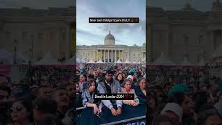 Diwali 2024 celebrated in Trafalgar Square London UK sadhguru diwali diwalispecial diwali2024 [upl. by Lokim]