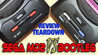 Clone Sega Mega Drive 2 review unboxing and comparison [upl. by Adim]