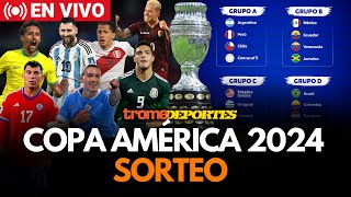 SORTEO COPA AMÉRICA 2024 EN VIVO Conoce los GRUPOS y FIXTURE  Trome [upl. by Ahsitruc840]