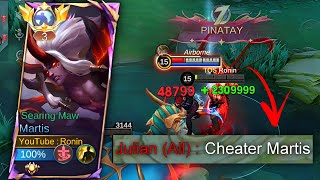 MARTIS LIFESTEAL HACK 😱  MARTIS BEST EMBLEM AND BUILD 2024 MUST WATCH  MLBB [upl. by Hirza202]