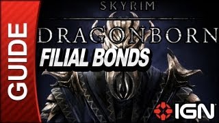 Skyrim Dragonborn DLC Walkthrough Filal Bonds [upl. by Devinne]