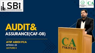 SBICAF08 AUDIT BY SIR ATIF ABIDI LECTURE 4 03 OCT [upl. by Kuska]