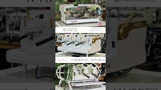 Custom White Commercial Espresso Coffee Machines [upl. by Cliff]