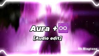 Aura 9999999 Audio edit   Instagram best audio edit [upl. by Verge]