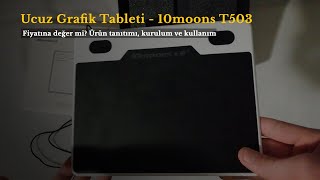 İnceleme  10moons T503 Grafik Tablet [upl. by Ikcim]