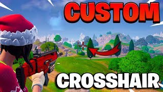 How To Get CUSTOM CROSSHAIR In Fortnite Chapter 5 FULL Tutorial [upl. by Rizika879]