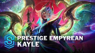 Prestige Empyrean Kayle Skin Spotlight  League of Legends [upl. by Llebanna]