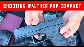 Shooting Walther PDP Compact 4 Inch Optics Ready Paintball Pistol MCS [upl. by Ardnwahs]