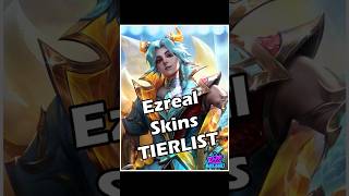 Ezreal Skins Tier List leagueoflegends ezreal tierlist worlds2024 gaming riotgames adc [upl. by Anerol]