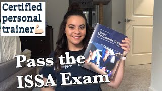 HOW TO PASS THE ISSA FITNESS TRAINER EXAM  Study tips and exam breakdown [upl. by Reinaldo]