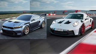 2025 Mustang GTD Vs 2023 Porsche 911 GT3 RS [upl. by Hengel]