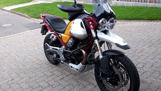 Moto Guzzi V85 TT – Mounting Engine Crash Bars 2S0012834 [upl. by Anitnelav]