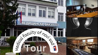 Vlog 1Exploring medical faculty of novi sad  Serbia  MBBS in Serbia Hospital tour [upl. by Htebasyle]