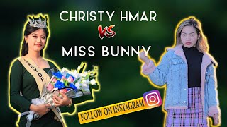 Christy Hmar vs Miss Bunny Dance Compilation Video  Instagram Shoutout [upl. by Ennayar]