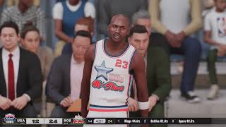 【2K25 NBA】FIBA USA vs 1990s All Star [upl. by Airual]