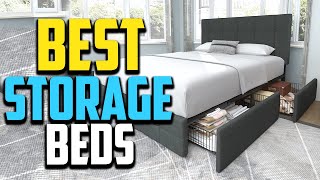 Top 10 Best Storage Beds 2023 Reviews [upl. by Domela]