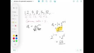 IGCSE Maths  nth term of a geometric sequence [upl. by Nohsar]