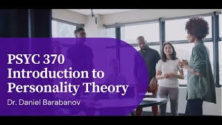 PYSC 370 Introduction to personality theory Lecture 4 [upl. by Enneire]