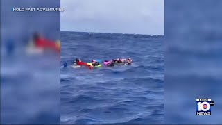 5 scuba divers rescued in Hawaii [upl. by Nuahsar]