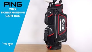 PING 2022 Pioneer Monsoon Golf Cart Bag Overview by TGW [upl. by Houston861]