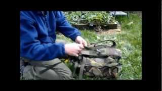 Bushcraft Hiking Backpacking Review of British Army 120L Bergen rucksack [upl. by Marchese914]