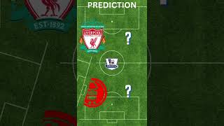 LIVERPOOL V FOREST SCORE PREDICTION BARCLAYS PREMIER LEAGUE football shorts liverpool fyp [upl. by Laval]