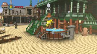 The LEGO Movie Video Game  Hot Tub Harry Gameplay and Unlock Location [upl. by Ardelle742]