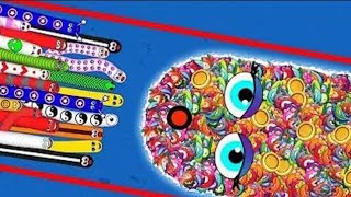 Snake Worm Zoneio New Epic Level Video Snake game video snake worm zone video game loom taimoor [upl. by Elodea638]