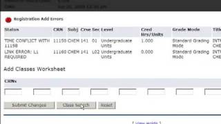 Add and Drop Courses in BannerWeb [upl. by Uhile533]