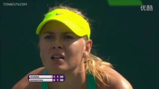 Maria Sharapova VS Elena Vesnina Highlight 2013 R3 [upl. by Anaytat]