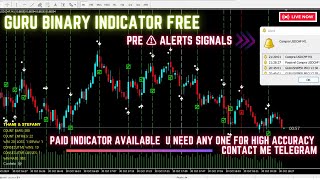 GURU BINARY INDICATOR FREE PAID INDICATOR DOWNLODE BINARY OR FOREX trading freesignalbinaryoption [upl. by Ddat960]