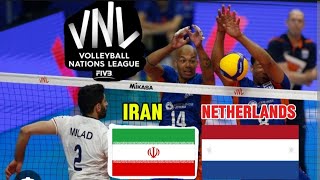 IRAN VS NETHERLANDS LIVE SCORE  VOLLEYBALL NATIONS LEAGUE 2024 [upl. by Eellah]