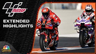 MotoGP EXTENDED HIGHLIGHTS Valencia Grand Prix  112623  Motorsports on NBC [upl. by Drawets]