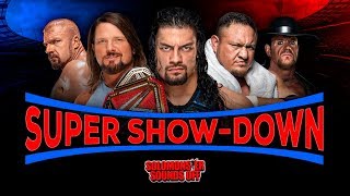 WWE Super ShowDown 2018 Full Show Review  UNDERTAKER VS TRIPLE H [upl. by Zetra503]