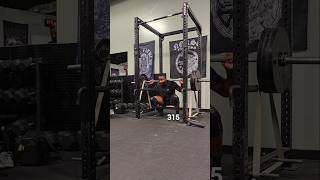 315 SQUAT WITH BANDS shorts viral fitness motivation trending youtubeshorts fyp [upl. by Yllib]