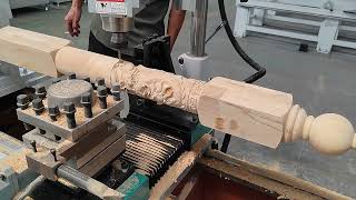 STYLECNC Popular wood turning lathe machine [upl. by Xad542]