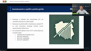 BETA ETF  Duży średni i mały Klucz do 95 kapitalizacji GPW [upl. by Shulins]