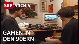 Gamen in den 90ern  Videospiele in der Schweiz 1992  SRF Archiv [upl. by Inilahs537]