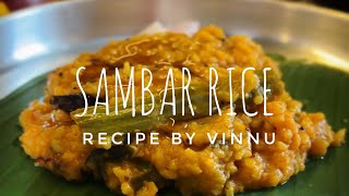 Yummy sambar rice  recipe by vinnu [upl. by Ming]