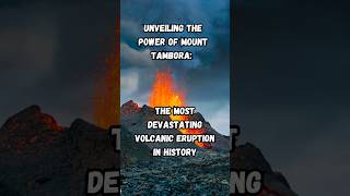 Unveiling the Power of Mount Tambora The Most Devastating Volcanic Eruption in History [upl. by Darnok]